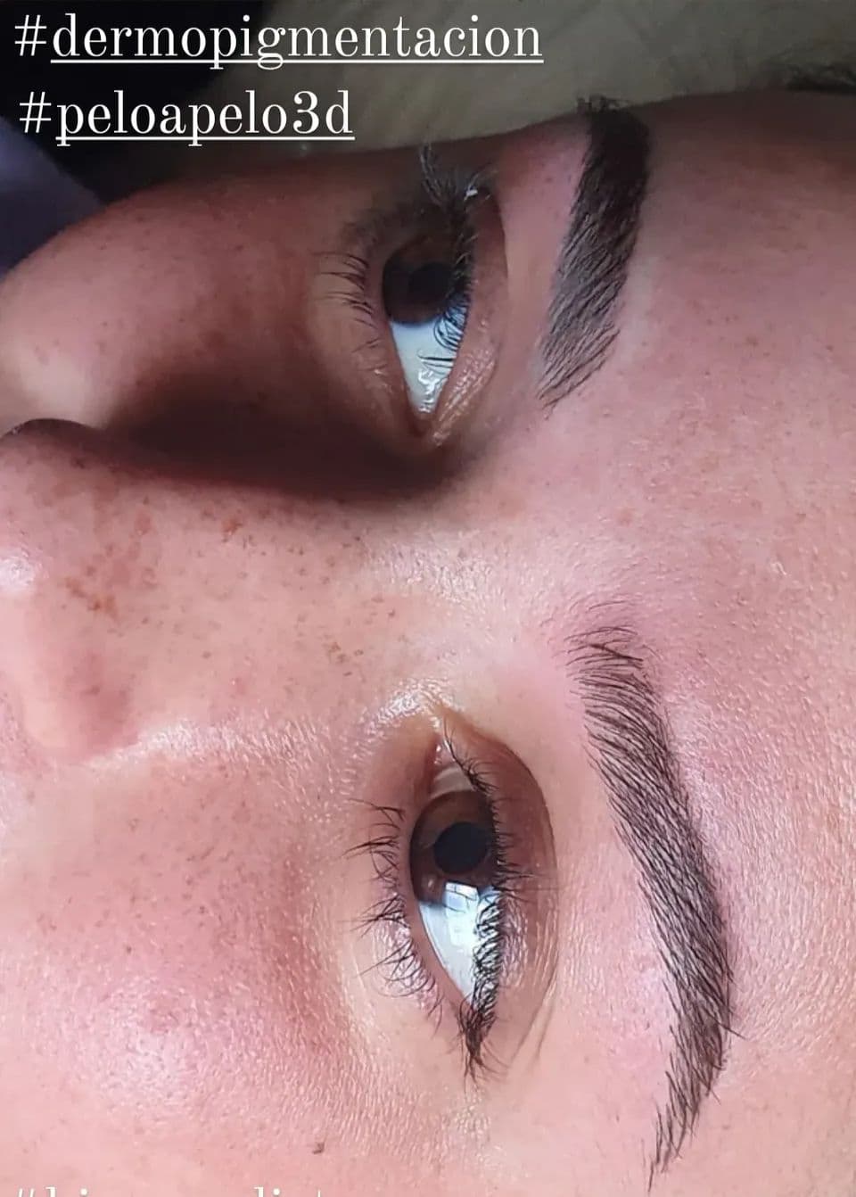 Machine hairstrokes result